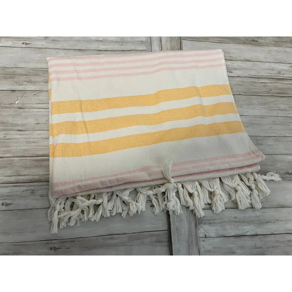 O’neill Towel NEW Beach Thick Heavyweight Cotton Sauna Gym Yellow N146